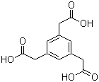 Benzene-1,3,5-triacetic acid molecular structure (CAS 4435-67-0)