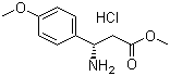 (betaS)-beta-Amino-4-methoxybenzenepropanoic acid methyl ester hydrochloride molecular structure (CAS 444119-40-8)