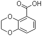2,3-Dihydro-1,4-benzodioxine-5-carboxylic acid molecular structure (CAS 4442-53-9)