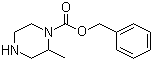 structure of CAS# 444666-46-0, 1-N-Cbz-2-Methylpiperazine;2-Methyl-1-piperazinecarboxylic acid phenylmethyl ester