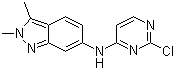 N-(2-Chloropyrimidin-4-yl)-2,3-dimethyl-2H-indazol-6-amine molecular structure (CAS 444731-74-2)