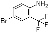 结构式 CAS# 445-02-3, 2-氨基-5-溴三氟甲苯