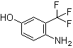 3-(Trifluoromethyl)-4-aminophenol molecular structure (CAS 445-04-5)