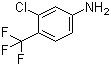 4-Amino-2-chlorobenzotrifluoride molecular structure (CAS 445-13-6)