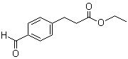结构式 CAS# 445483-72-7, 3-(4-甲酰基苯基)丙酸乙酯