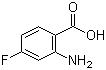 structure of CAS# 446-32-2, 2-Amino-4-fluorobenzoic acid;4-Fluoroanthranilic acid
