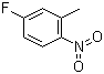 structure of CAS# 446-33-3, 5-Fluoro-2-nitrotoluene ;4-Fluoro-2-methyl-1-nitrobenzene; 3-Fluoro-6-nitrotoluene