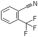 2-三氟甲基苯腈分子结构 (CAS 447-60-9)