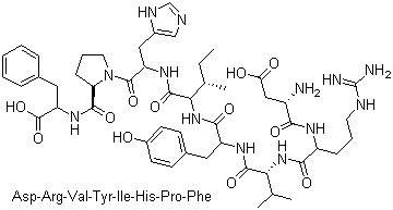 血管紧张素 II分子结构 (CAS 4474-91-3)