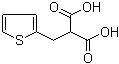 2-[(噻吩-2-基)甲基]丙二酸分子结构 (CAS 4475-24-5)