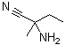 2-氨基-2-甲基丁腈分子结构 (CAS 4475-95-0)