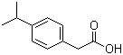 structure of CAS# 4476-28-2, 4-Isopropylphenylacetic acid
