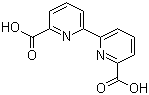 结构式 CAS# 4479-74-7, [2,2'-联吡啶]-6,6'-二羧酸