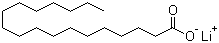 Lithium stearate  molecular structure (CAS 4485-12-5)