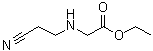 structure of CAS# 44981-94-4, N-Cyanoethylglycine ethyl ester;Ethyl N-(2-cyanoethyl)glycinate