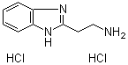 结构式 CAS# 4499-07-4, 1H-苯并咪唑-2-乙胺二盐酸盐