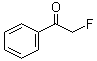 structure of CAS# 450-95-3, 2-Fluoroacetophenone;Monofluoromethyl phenyl ketone; Phenacyl fluoride; alpha-Fluoroacetophenone; omega-Fluoroacetophenone