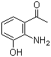 2'-Amino-3'-hydroxyacetophenone molecular structure (CAS 4502-10-7)