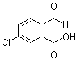结构式 CAS# 4506-45-0, 5-氯-2-甲酰基苯甲酸