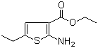 Ethyl 2-amino-5-ethylthiophene-3-carboxylate molecular structure (CAS 4507-13-5)