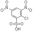 2-Chloro-3,5-dinitrobenzenesulfonic acid molecular structure (CAS 4515-26-8)