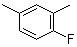1,3-二甲基-4-氟苯分子结构 (CAS 452-65-3)