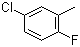 5-Chloro-2-fluorotoluene molecular structure (CAS 452-66-4)