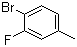 4-Bromo-3-fluorotoluene molecular structure (CAS 452-74-4)