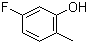 5-Fluoro-2-methylphenol molecular structure (CAS 452-85-7)