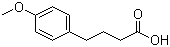 4-(4-Methoxyphenyl)butyric acid molecular structure (CAS 4521-28-2)
