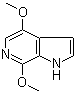 4,7-Dimethoxy-1H-pyrrolo[2,3-c]pyridine molecular structure (CAS 452296-79-6)