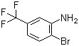 结构式 CAS# 454-79-5, 2-溴-5-三氟甲苯苯胺; 3-氨基-4-溴三氟甲苯