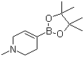 结构式 CAS# 454482-11-2, 1-甲基-1,2,3,6-四氢吡啶-4-硼酸频哪醇酯