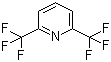 2,6-Bis(trifluoromethyl)pyridine molecular structure (CAS 455-00-5)