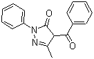 4-Benzoyl-5-methyl-2-phenyl-2H-pyrazol-3(4H)-one molecular structure (CAS 4551-69-3)