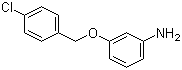 3-[(4-Chlorophenyl)methoxy]benzenamine molecular structure (CAS 455280-08-7)