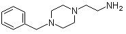 4-Benzyl-1-piperazineethanamine molecular structure (CAS 4553-21-3)