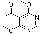 4,6-Dimethoxypyrimidine-5-carbaldehyde molecular structure (CAS 4558-59-2)