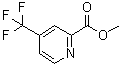 structure of CAS# 455941-78-3, 4-Trifluoromethylpyridine-2-carboxylic acid methyl ester;Methyl 4-(trifluoromethyl)pyridine-2-carboxylate
