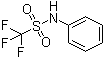 structure of CAS# 456-64-4, 1,1,1-Trifluoromethanesulfonanilide;Phenyltriflamide; Trifluoromethanesulfonanilide