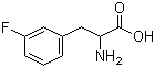 3-Fluoro-DL-phenylalanine molecular structure (CAS 456-88-2)