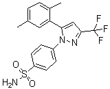 2,5-Dimethylcelecoxib molecular structure (CAS 457639-26-8)