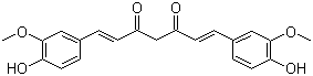 Curcumin molecular structure (CAS 458-37-7)