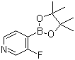 3-Fluoropyridine-4-boronic acid pinacol ester molecular structure (CAS 458532-88-2)