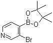 3-溴吡啶-4-硼酸频哪醇酯分子结构 (CAS 458532-92-8)