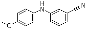 N-(3-Cyanophenyl)-N-(4-methoxyphenyl)amine molecular structure (CAS 458550-48-6)