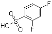结构式 CAS# 46020-63-7, 2,4-二氟苯磺酸
