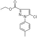 5-氯-1-(4-甲基苯基)-1H-吡唑-3-羧酸乙酯分子结构 (CAS 460331-53-7)