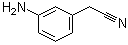 structure of CAS# 4623-24-9, 3-Aminobenzeneacetonitrile;(3-Aminophenyl)acetonitrile; 3-(Cyanomethyl)aniline; m-Aminophenylacetonitrile
