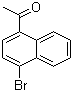 1-(4-Bromonaphthalen-1-yl)ethanone molecular structure (CAS 46258-62-2)